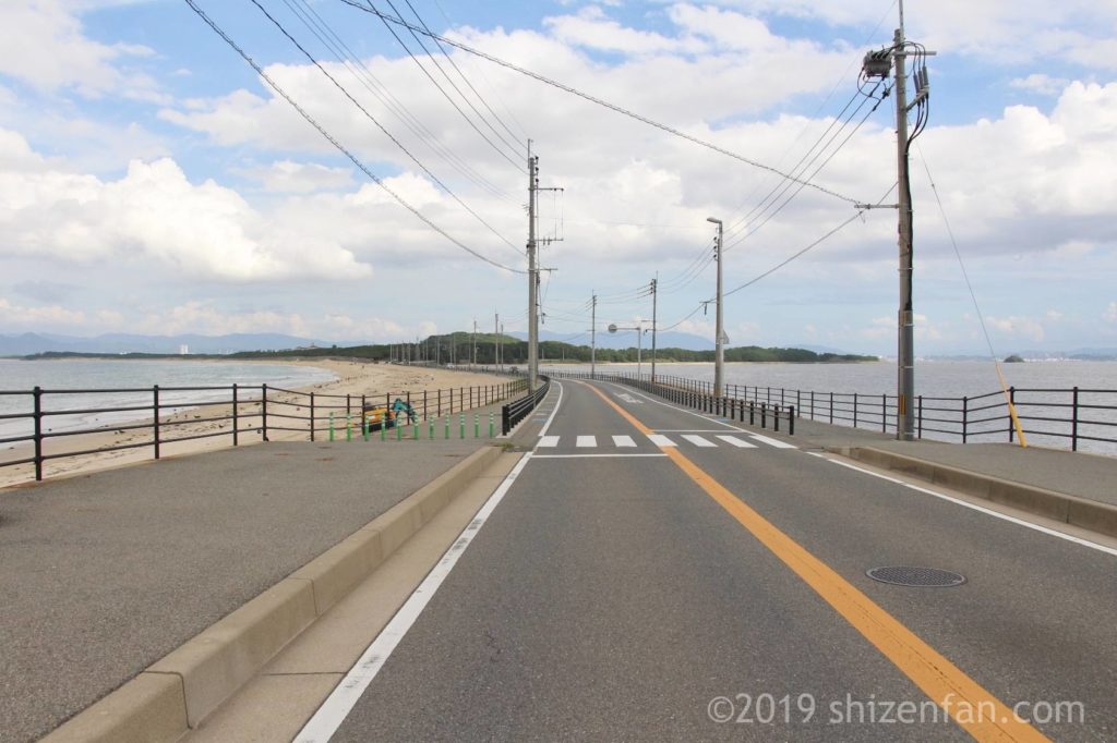 志賀島から海の中道へ出る路上からの景色