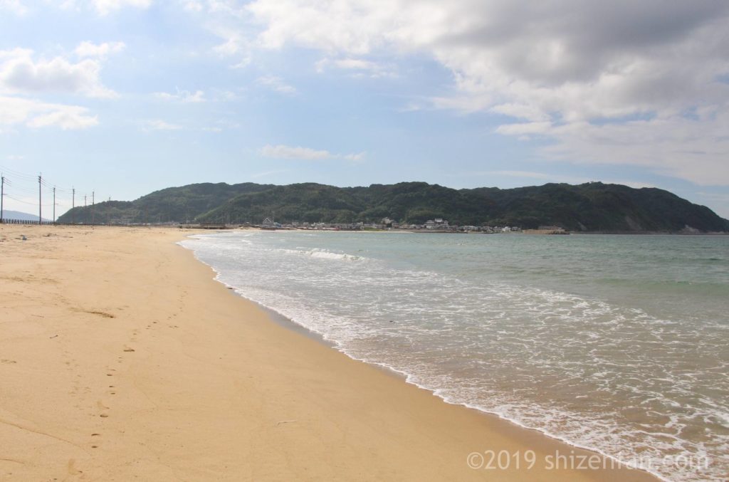 海の中道のビーチと志賀島全景