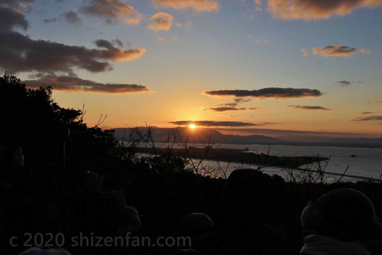 志賀島・潮見展望台からの初日の出