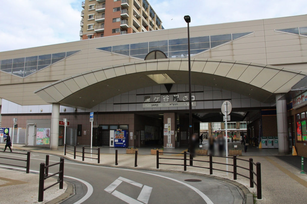鎌ヶ谷駅西口の様子