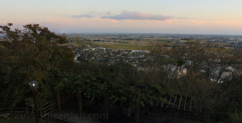 佐賀県小城市 千葉公園展望台から眺める夕景