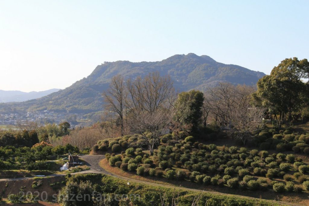 田原坂公園から眺める木葉山