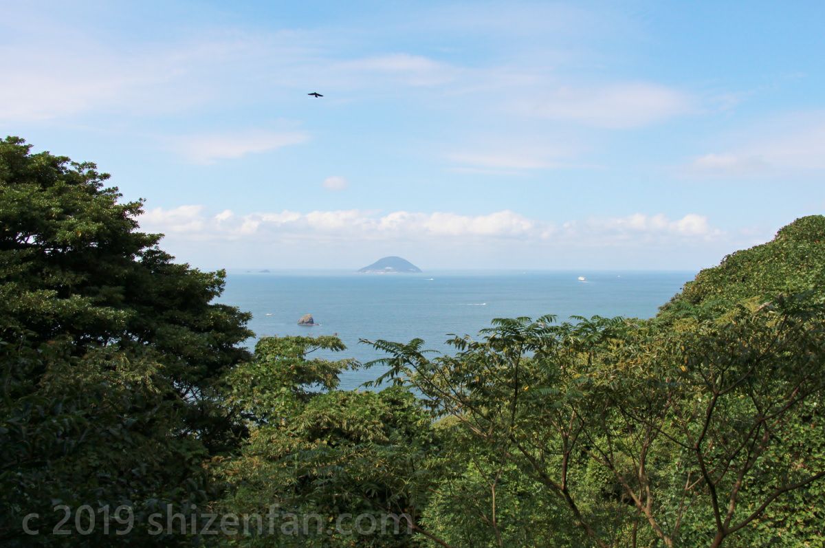 能古島　自然探勝路からの海景色