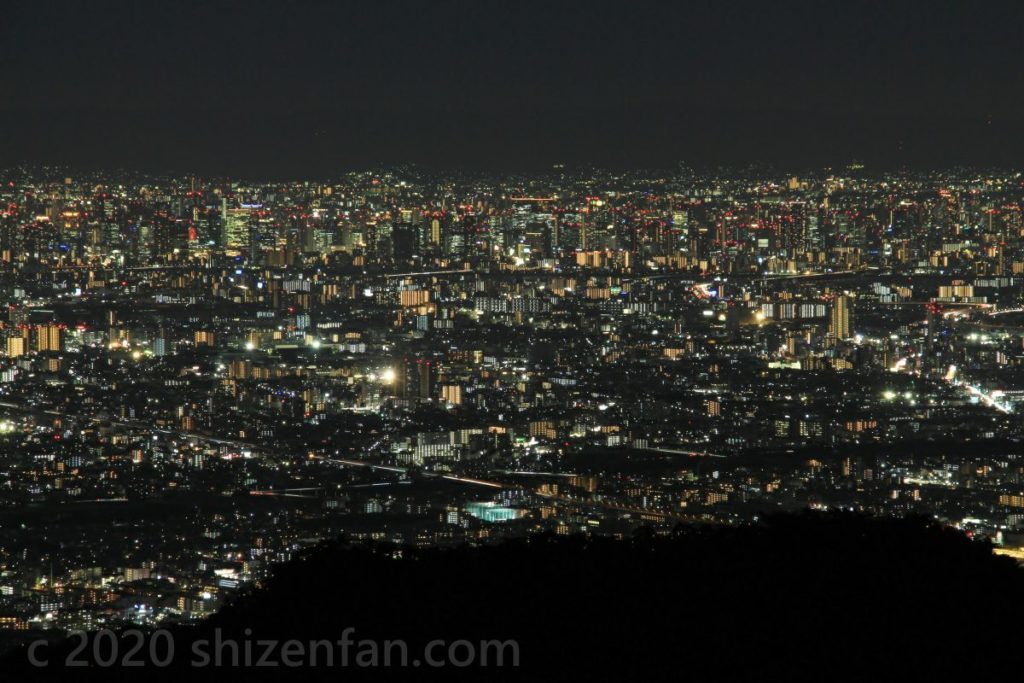 芦有（ろゆう）ドライブウェイ・東六甲展望台からの夜景
